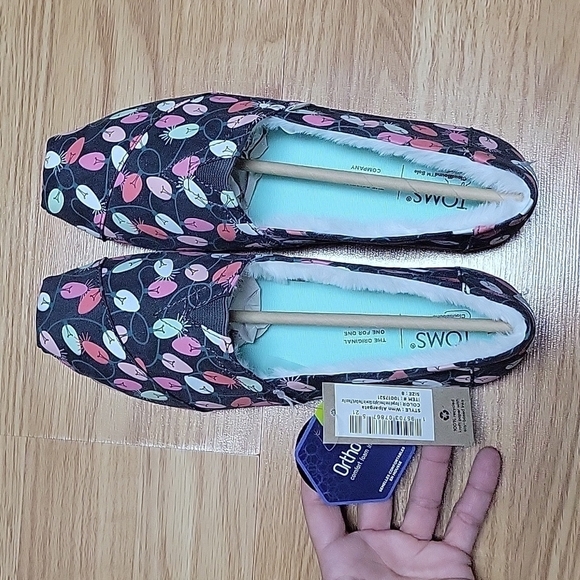 TOMS Alpargata Tree Lights women size 8 glow in the dark - Picture 7 of 9
